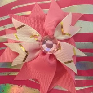 Girls hand made hair spiked clip